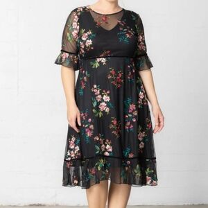 KIYONNA | Wildflower Embroidered Dress